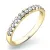 Zásnubní prsten žluté zlato 585/1000 přírodní diamant 0.156 ct G/SI ZP-10814D-ZL