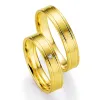 Snubní prsteny žluté zlato 585 přírodní diamant 0.015 ct SP-517