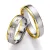 Snubní prsteny zlato mix 585 přírodní diamant 0.090 ct SP-705