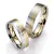 Snubní prsteny zlato mix 585 přírodní diamant 0.075 ct SP-708