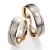 Snubní prsteny zlato mix 585 přírodní diamant 0.075 ct SP-709