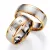 Snubní prsteny zlato mix 585 přírodní diamant 0.090 ct SP-704