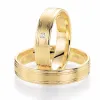 Snubní prsteny žluté zlato 585 přírodní diamant 0.020 ct SP-10150
