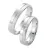 Snubní prsteny bílé zlato 585 přírodní diamant 0.015 ct SP-10050