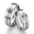 Snubní prsteny titan s ocelí přírodní diamant 0.120 ct TS609