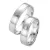 Snubní prsteny bílé zlato 585 přírodní diamant 0.025 ct SP-10350