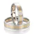 Snubní prsteny zlato mix 585 přírodní diamant 0.015 ct SP-10250