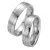Snubní prsteny ocel přírodní diamant 0.060 ct G/SI ST20090