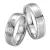 Snubní prsteny ocel přírodní diamant 0.060 ct G/SI ST20010