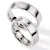 Snubní prsteny stříbro 925 přírodní diamant 0.015 ct S111