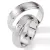 Snubní prsteny stříbro 925 přírodní diamant 0.015 ct S114