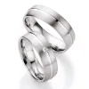 Snubní prsteny stříbro 925 přírodní diamant 0.015 ct briliantem S222