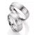 Snubní prsteny stříbro 925 přírodní diamant 0.015 ct briliantem S222