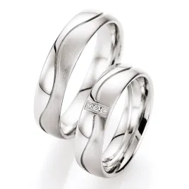 Snubní prsteny stříbro 925 přírodní diamant 0.030 ct S10010