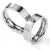 Snubní prsteny ocel přírodní diamant 0.045 ct ST127
