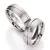 Snubní prsteny ocel přírodní diamant 0.045 ct ST161